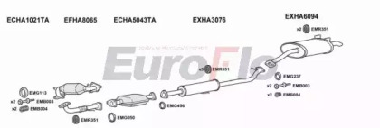 Система выпуска ОГ EuroFlo HACRV22D 3001A